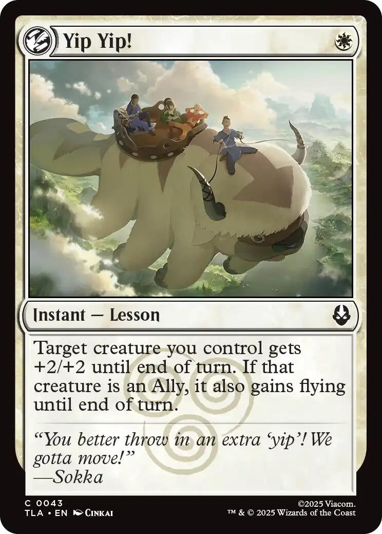 Image for Yip Yip! (43) (Avatar: The Last Airbender) - Magic: The Gathering