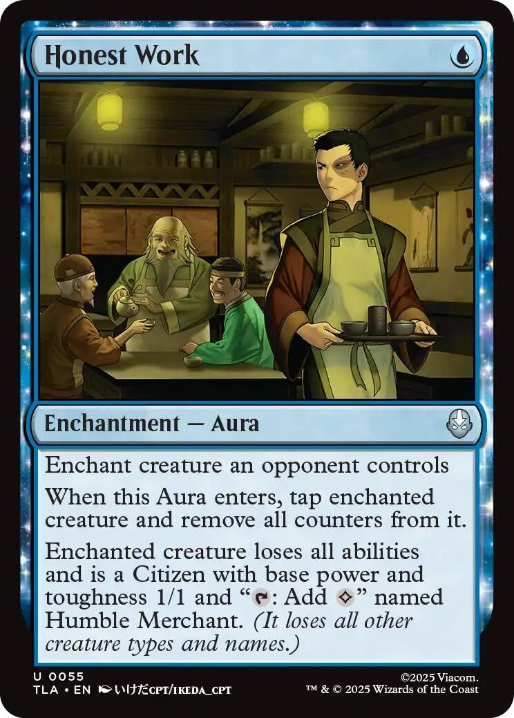 Image for Honest Work (55) (Avatar: The Last Airbender) - Magic: The Gathering
