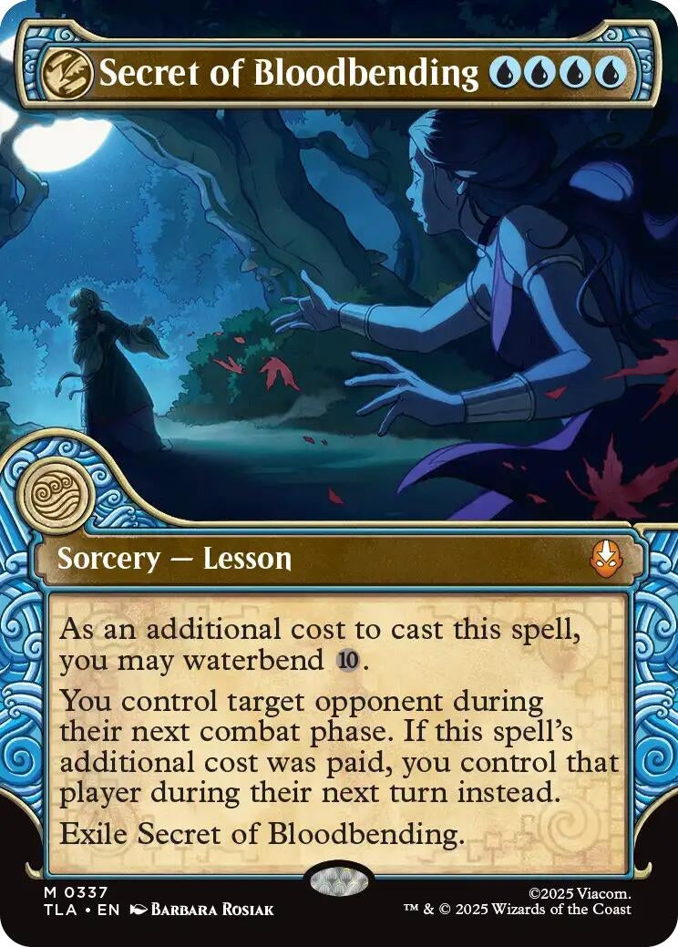 Image for Secret of Bloodbending (Showcase) (337) (Avatar: The Last Airbender) - Magic: The Gathering