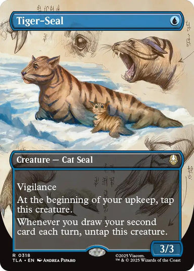 Image for Tiger-Seal (Borderless) (318) (Avatar: The Last Airbender) - Magic: The Gathering