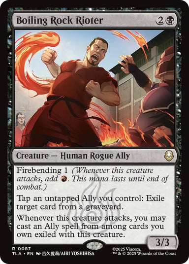 Image for Boiling Rock Rioter (87) (Avatar: The Last Airbender) - Magic: The Gathering
