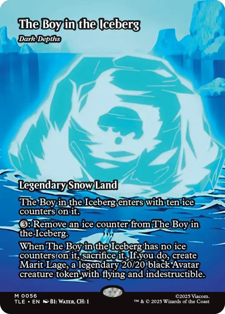 Image for The Boy in the Iceberg - Dark Depths (56) (Avatar: The Last Airbender: Eternal-Legal) - Magic: The Gathering