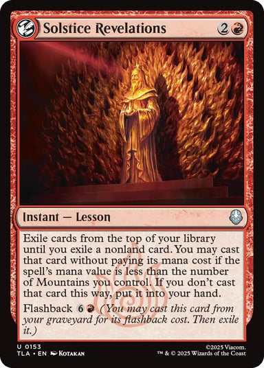 Image for Solstice Revelations (153) (Avatar: The Last Airbender) - Magic: The Gathering