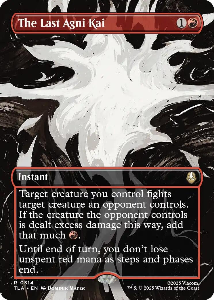 Image for The Last Agni Kai (Borderless) (314) (Avatar: The Last Airbender) - Magic: The Gathering