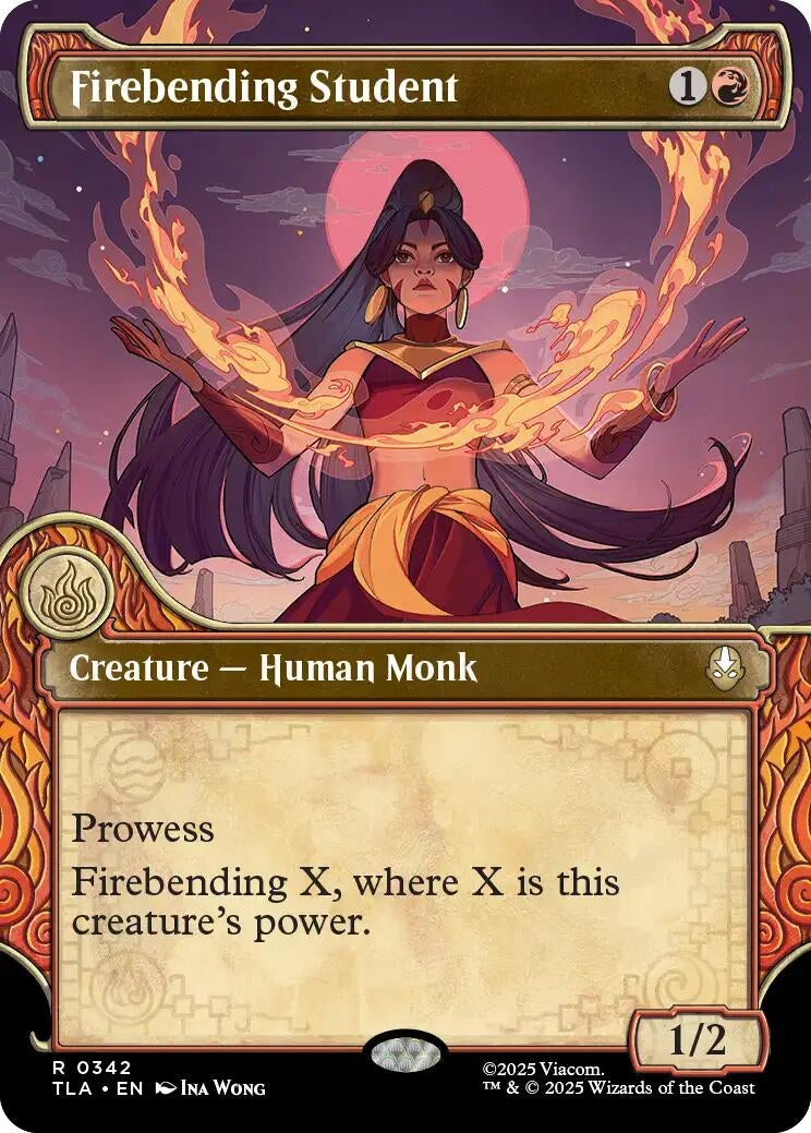 Image for Firebending Student (Showcase) (342) (Avatar: The Last Airbender) - Magic: The Gathering
