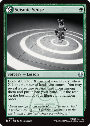 Image for Seismic Sense (195) (Avatar: The Last Airbender) - Magic: The Gathering