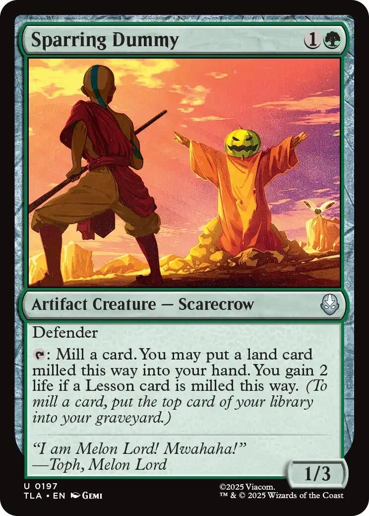 Image for Sparring Dummy (197) (Avatar: The Last Airbender) - Magic: The Gathering