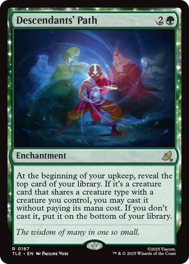 Image for Descendants' Path (167) (Avatar: The Last Airbender: Eternal-Legal) - Magic: The Gathering