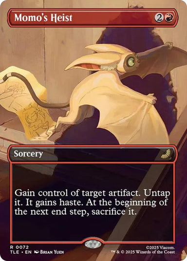 Image for Momo's Heist (Borderless) (72) (Avatar: The Last Airbender: Eternal-Legal) - Magic: The Gathering