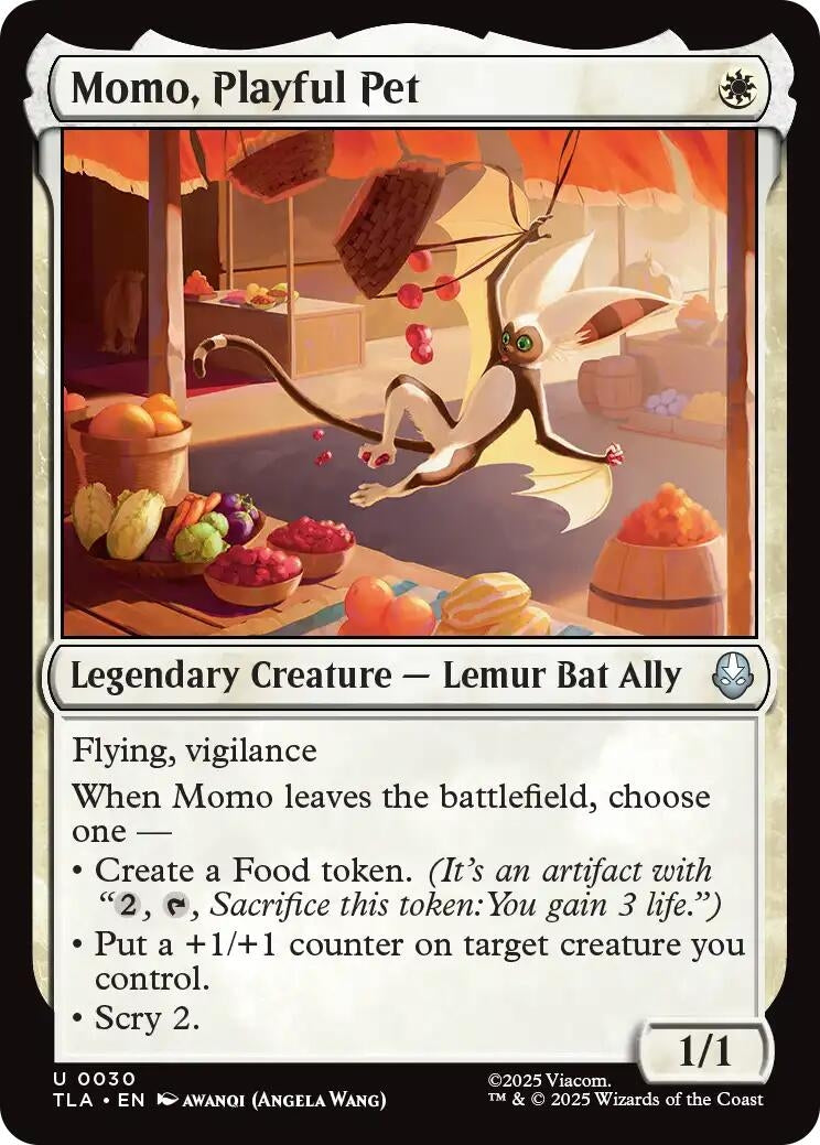 Image for Momo, Playful Pet (30) (Avatar: The Last Airbender) - Magic: The Gathering