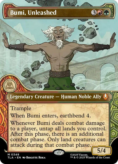 Image for Bumi, Unleashed (Showcase) (348) (Avatar: The Last Airbender) - Magic: The Gathering