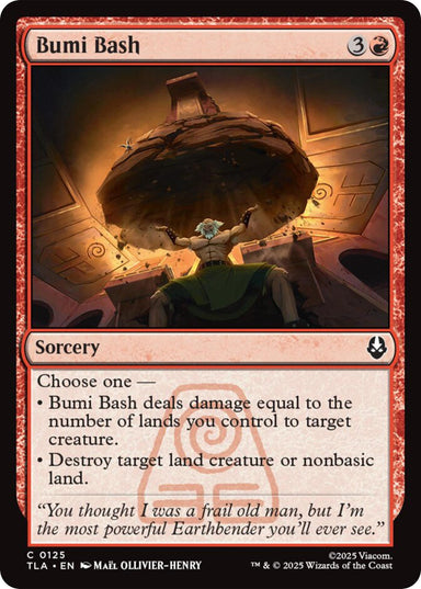 Image for Bumi Bash (125) (Avatar: The Last Airbender) - Magic: The Gathering