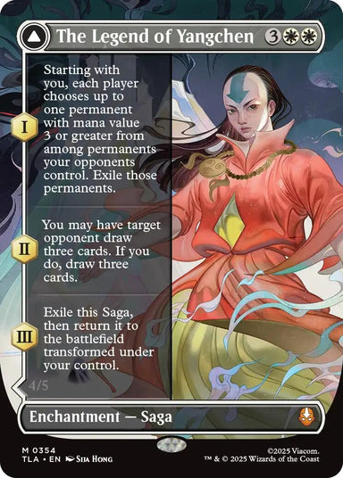 Image for The Legend of Yangchen (Borderless) (354) (Avatar: The Last Airbender) - Magic: The Gathering