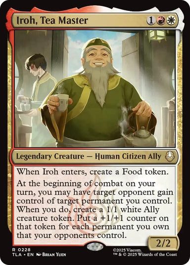 Image for Iroh, Tea Master (228) (Avatar: The Last Airbender) - Magic: The Gathering