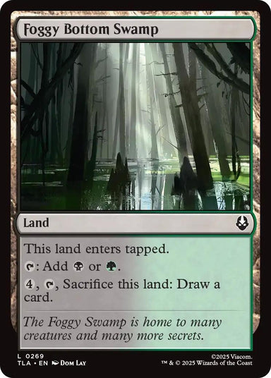 Image for Foggy Bottom Swamp (269) (Avatar: The Last Airbender) - Magic: The Gathering