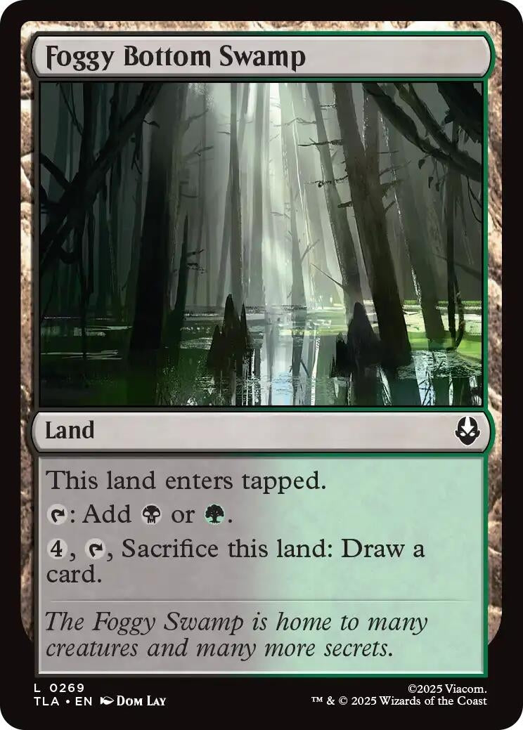 Image for Foggy Bottom Swamp (269) (Avatar: The Last Airbender) - Magic: The Gathering