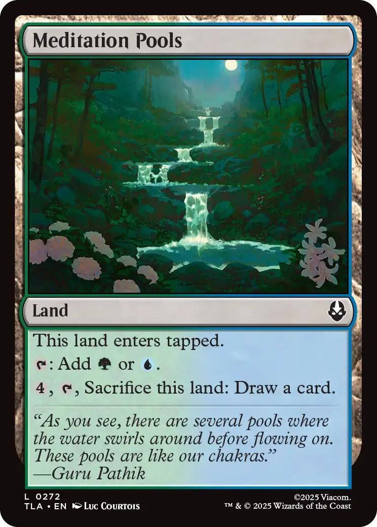 Image for Meditation Pools (272) (Avatar: The Last Airbender) - Magic: The Gathering