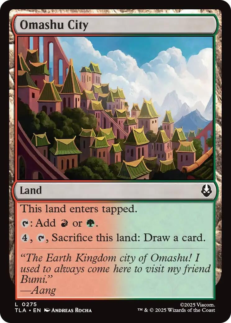 Image for Omashu City (275) (Avatar: The Last Airbender) - Magic: The Gathering
