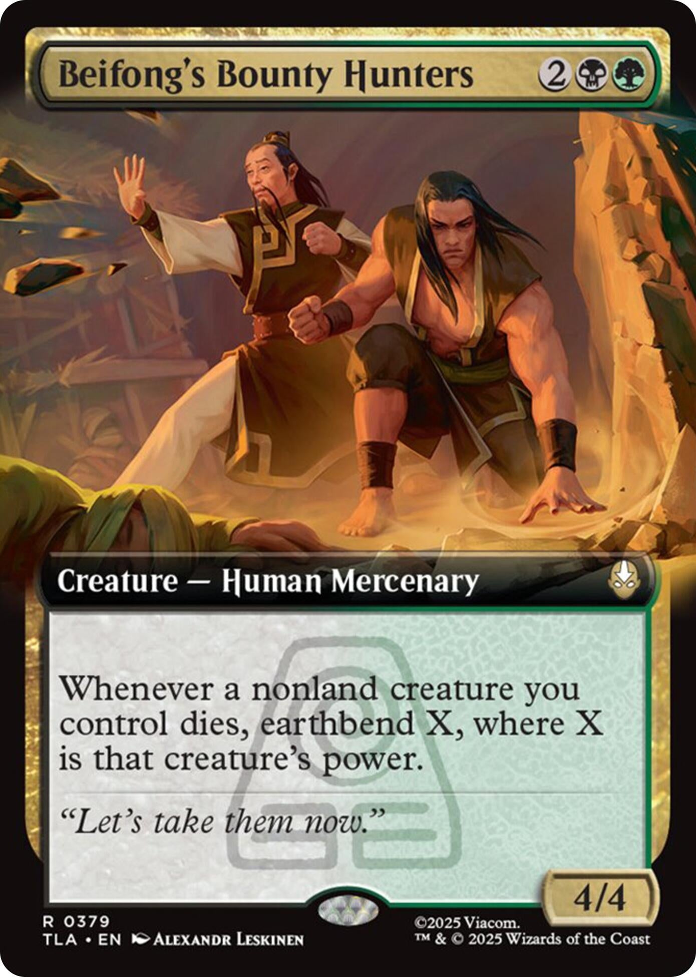 Image for Beifong's Bounty Hunters (Extended Art) (379) (Avatar: The Last Airbender) - Magic: The Gathering