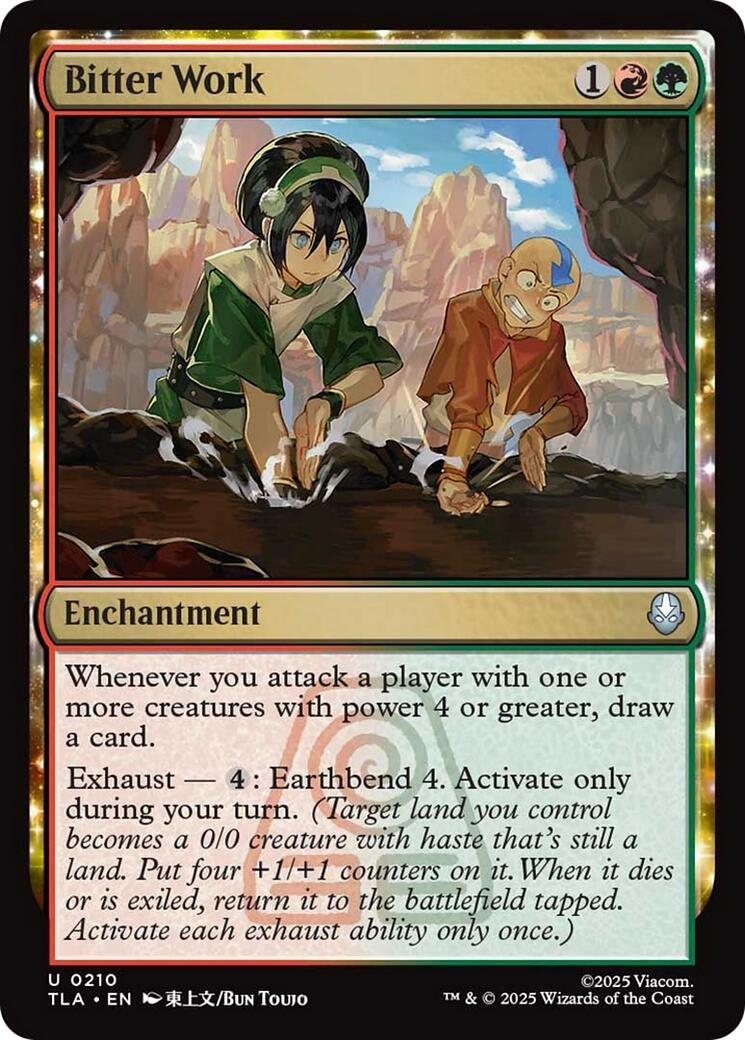 Image for Bitter Work (210) (Avatar: The Last Airbender) - Magic: The Gathering