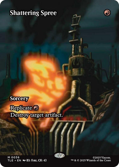 Image for Shattering Spree (Borderless) (36) (Avatar: The Last Airbender: Eternal-Legal) - Magic: The Gathering