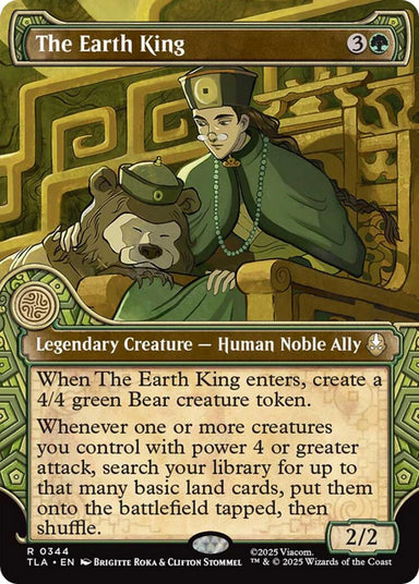 Image for The Earth King (Showcase) (344) (Avatar: The Last Airbender) - Magic: The Gathering