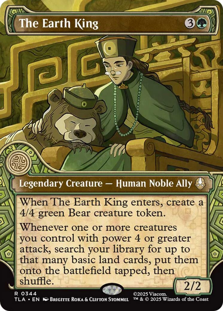 Image for The Earth King (Showcase) (344) (Avatar: The Last Airbender) - Magic: The Gathering