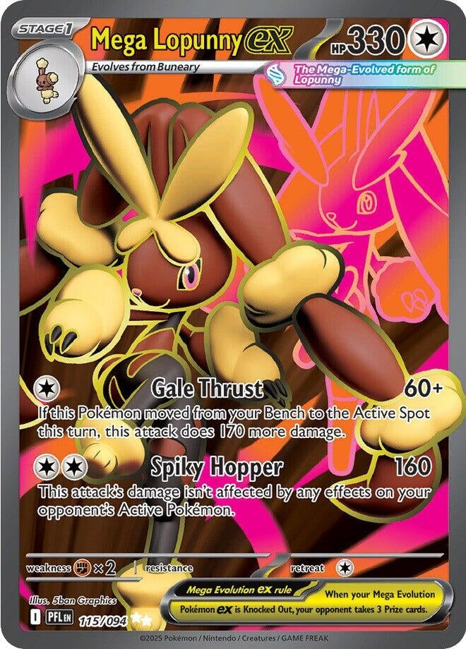 Mega Lopunny ex (115/094) (ME02: Phantasmal Flames)