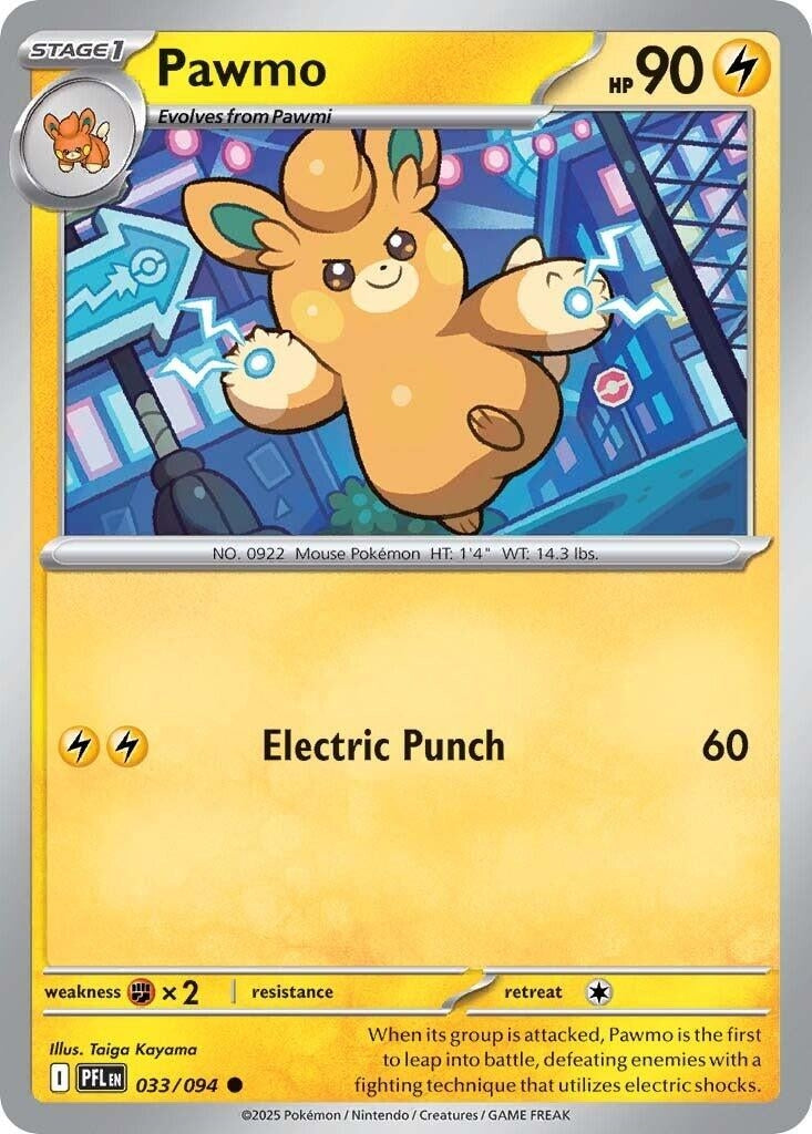 Pawmo (033/094) (ME02: Phantasmal Flames)