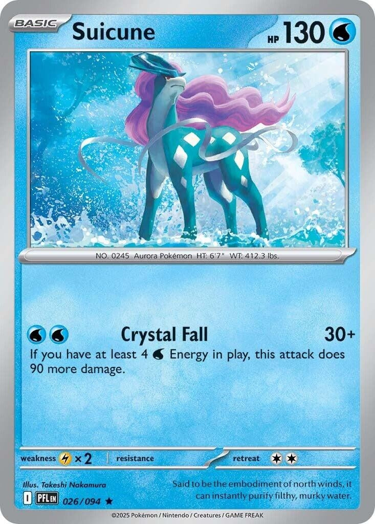 Suicune (026/094) (ME02: Phantasmal Flames)