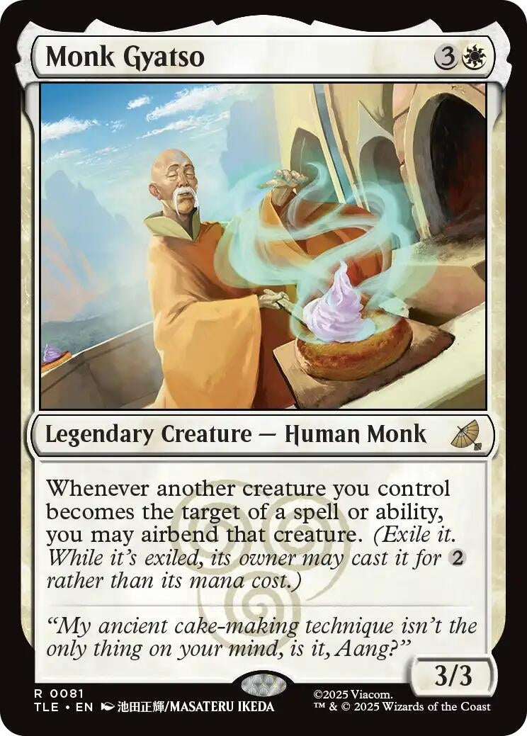 Image for Monk Gyatso (81) (Avatar: The Last Airbender: Eternal-Legal) - Magic: The Gathering