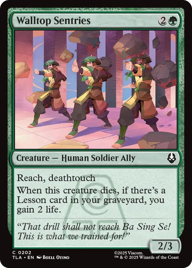 Image for Walltop Sentries (202) (Avatar: The Last Airbender) - Magic: The Gathering