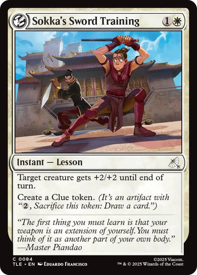 Image for Sokka's Sword Training (84) (Avatar: The Last Airbender: Eternal-Legal) - Magic: The Gathering