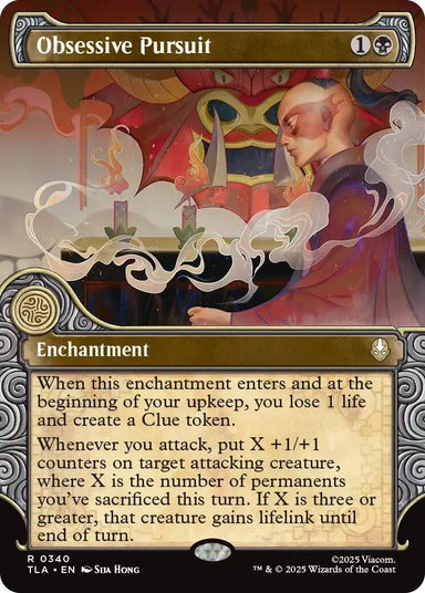 Image for Obsessive Pursuit (Showcase) (340) (Avatar: The Last Airbender) - Magic: The Gathering