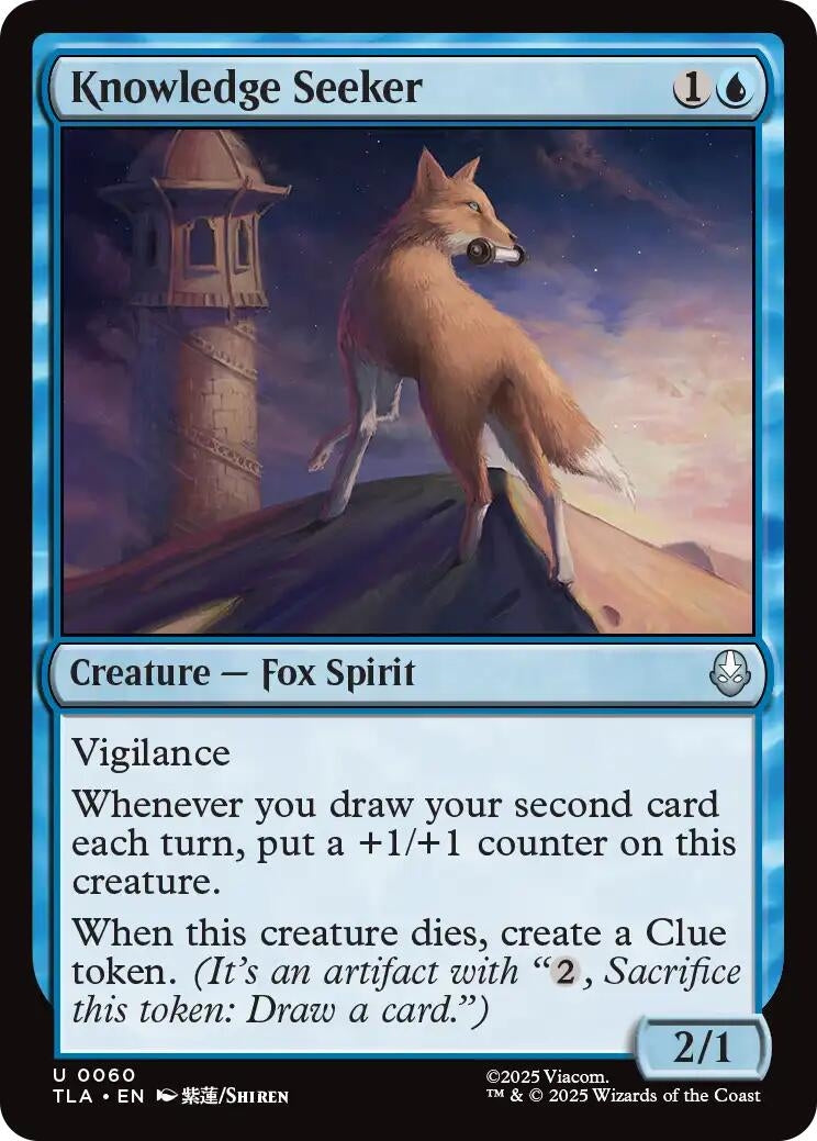 Image for Knowledge Seeker (60) (Avatar: The Last Airbender) - Magic: The Gathering