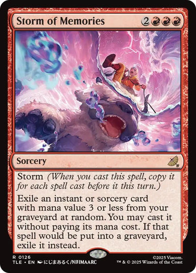 Image for Storm of Memories (126) (Avatar: The Last Airbender: Eternal-Legal) - Magic: The Gathering