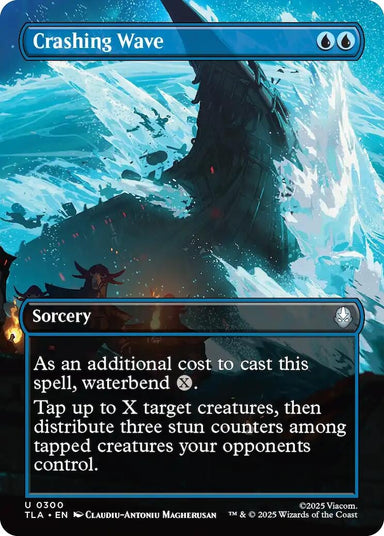 Image for Crashing Wave (Borderless) (300) (Avatar: The Last Airbender) - Magic: The Gathering