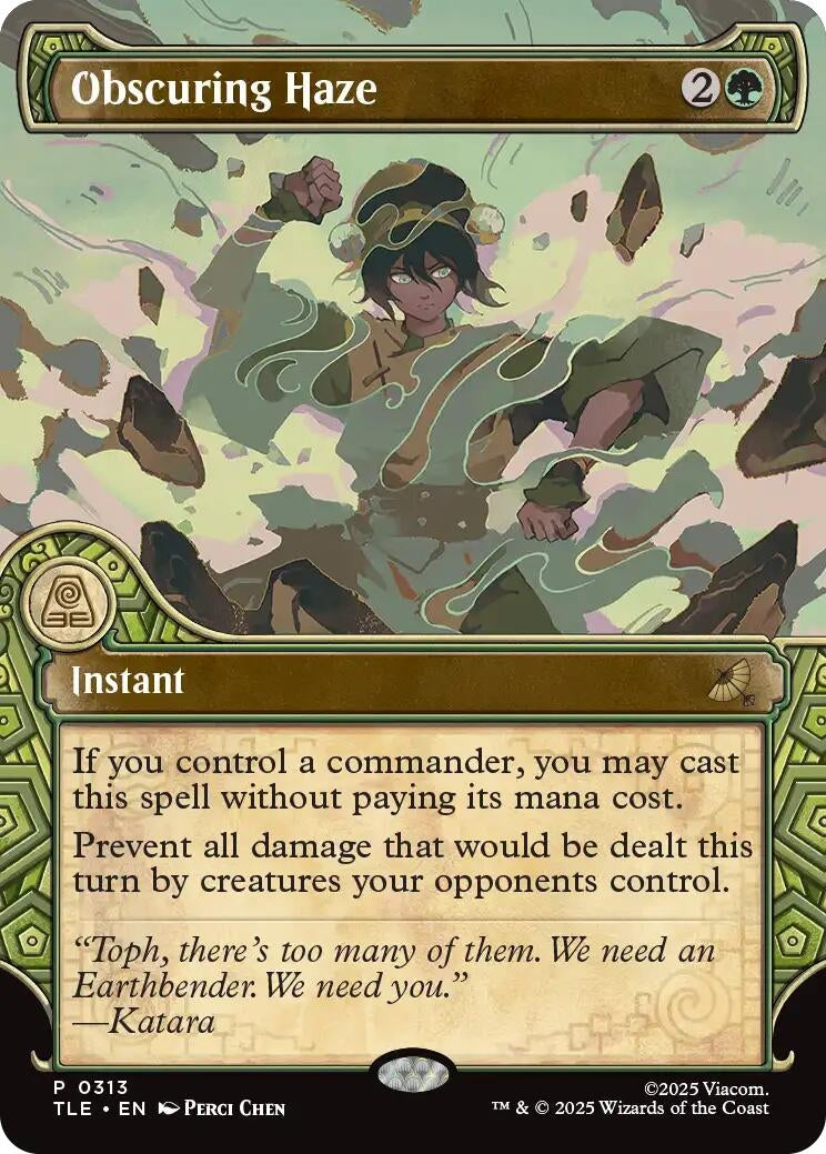 Image for Obscuring Haze (Showcase) (313) (Avatar: The Last Airbender: Eternal-Legal) - Magic: The Gathering