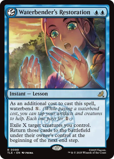 Image for Waterbender's Restoration (99) (Avatar: The Last Airbender: Eternal-Legal) - Magic: The Gathering