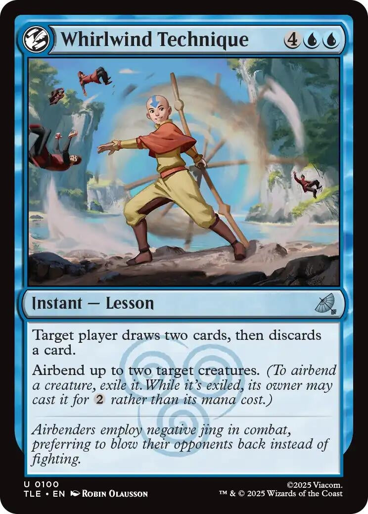Image for Whirlwind Technique (100) (Avatar: The Last Airbender: Eternal-Legal) - Magic: The Gathering