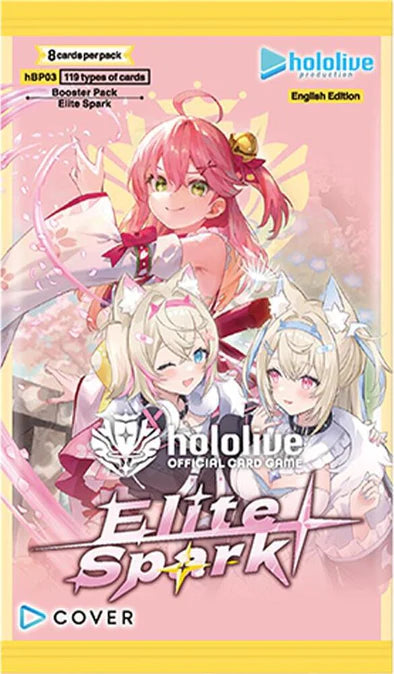 [hololive OFFICIAL CARD GAME] hBP03e Elite Spark - Booster Pack
