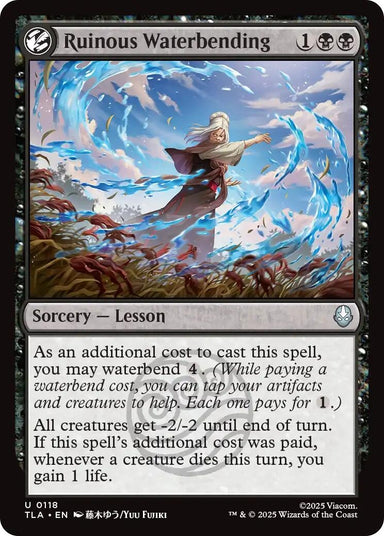 Image for Ruinous Waterbending (118) (Avatar: The Last Airbender) - Magic: The Gathering