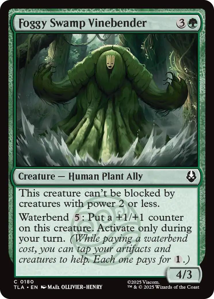 Image for Foggy Swamp Vinebender (180) (Avatar: The Last Airbender) - Magic: The Gathering