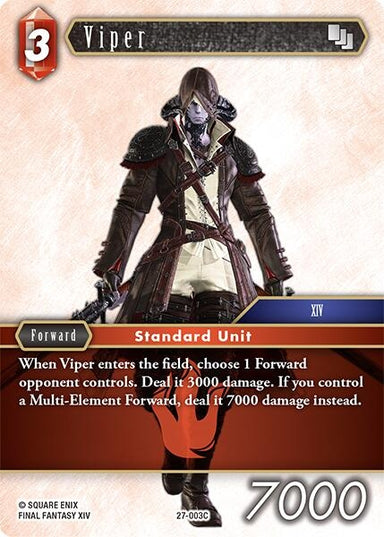 Image for Viper (27-003C) (Journey of Discovery) - Final Fantasy TCG