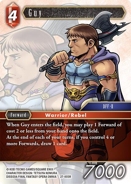 Image for Guy (27-005R) (Journey of Discovery) - Final Fantasy TCG