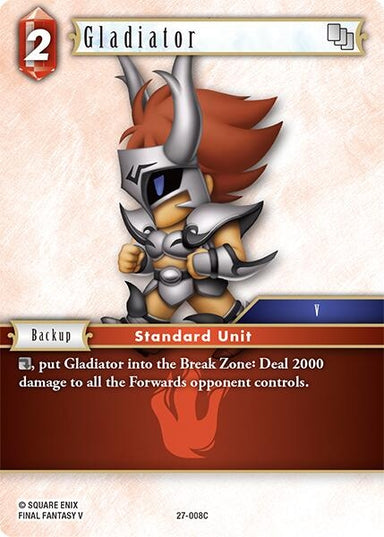 Image for Gladiator (27-008C) (Journey of Discovery) - Final Fantasy TCG