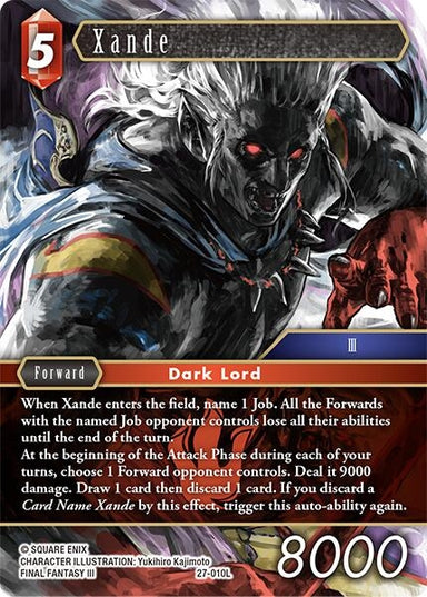 Image for Xande (27-010L) (Journey of Discovery) - Final Fantasy TCG