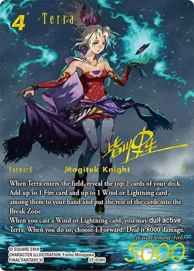 Image for Terra (Full Art Signature) (27-014H) (Journey of Discovery) - Final Fantasy TCG