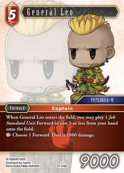 Image for General Leo (27-018C) (Journey of Discovery) - Final Fantasy TCG