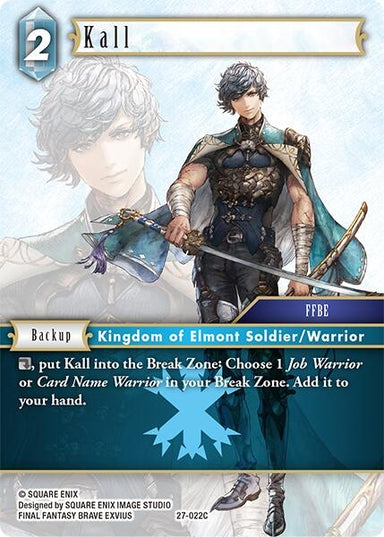 Image for Kall (27-022C) (Journey of Discovery) - Final Fantasy TCG